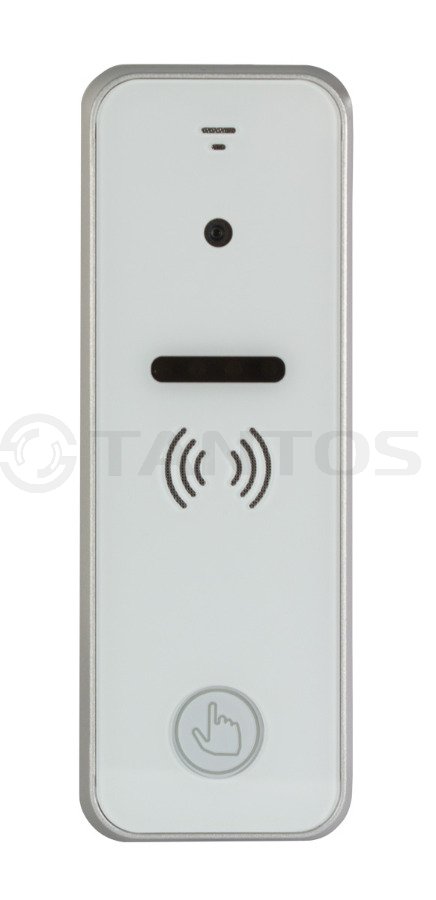 Tantos iPanel 1+ (White) Вызывная панель видеодомофона, 800ТВЛ, угол обзора 60°, от - 30С до +50С, IP66, уголок в комплекте