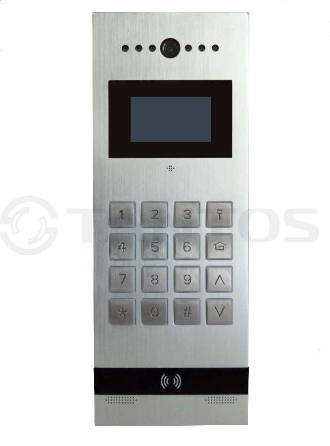 Tantos TS - VPS - MF lux Вызывная панель цветного многоквартирного домофона со встроенным считывателем карт Mifare