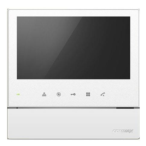 COMMAX CDV-70H2/VIZIT (Белый) Монитор цветного видеодомофона, дополнительно вызов аудио/видео (при наличии камеры) от координатного подъездного домофона +3-х вызывных блоков и 1-й камера наблюдения
