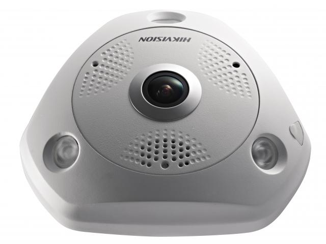 HikVision DS - 2CD63C2F - IS 12Мп fisheye IP - камера , фиксированный объектив 1.98мм @F2.4, ИК подсветка до 15м