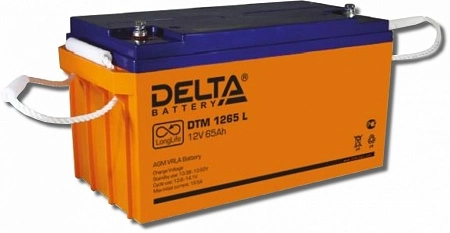 Аккумулятор DTM1265L, 12В, 65А/ч