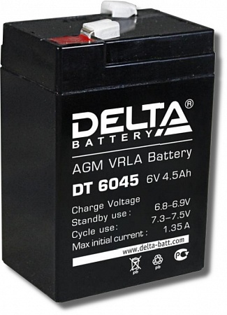 Deltа DT6045 Аккумулятор герметичный свинцово-кислотный