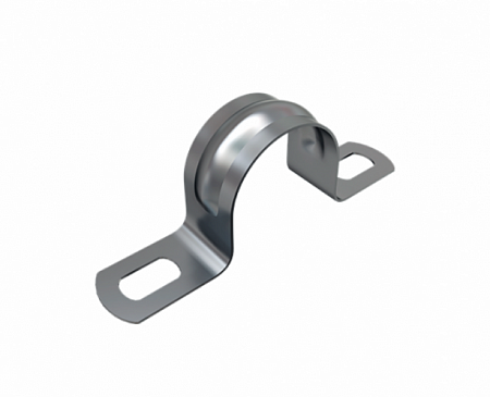 DORCAS PTK-Accessories (851-010) Скоба металлическая двухлапковая 48-50мм под саморез (50шт/уп)