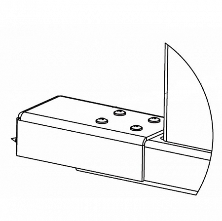 PERCo RF01 0-12 Накладка нижняя