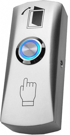 Tantos TS-CLICK light (серебряный антик) Кнопка выхода накладная, металлическая, с подсветкой.