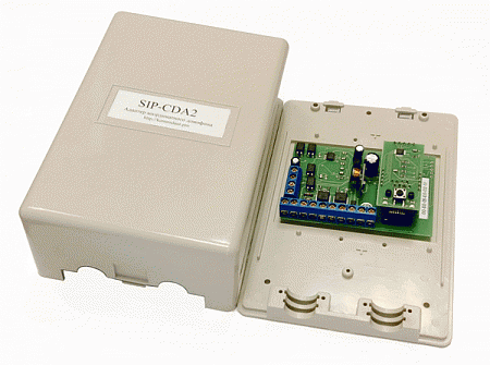 Комендантъ SIP-CDA6 (на подъезд/на линию трубки) IP/SIP адаптер для домофонов Визит, Элтис, Цифрал, Метаком, Техком